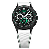Tag Heuer Connected Titanium Case White Rubber Strap